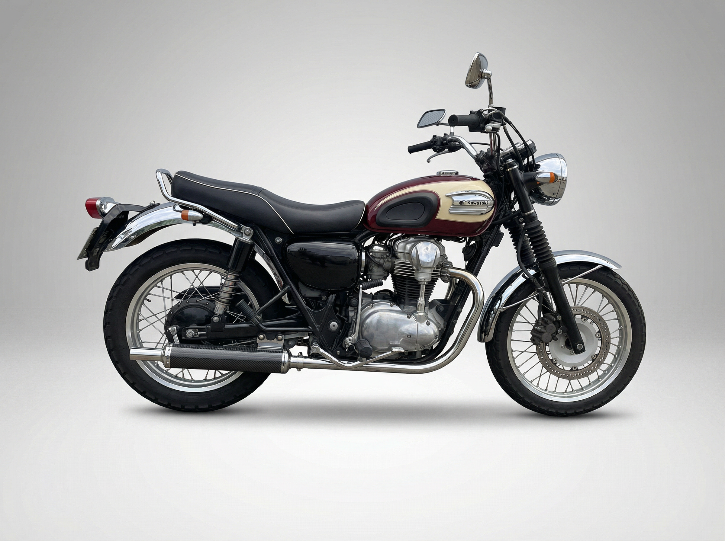 カワサキ W650 1999-2008 LCIPARTS カーボンクラシック フル