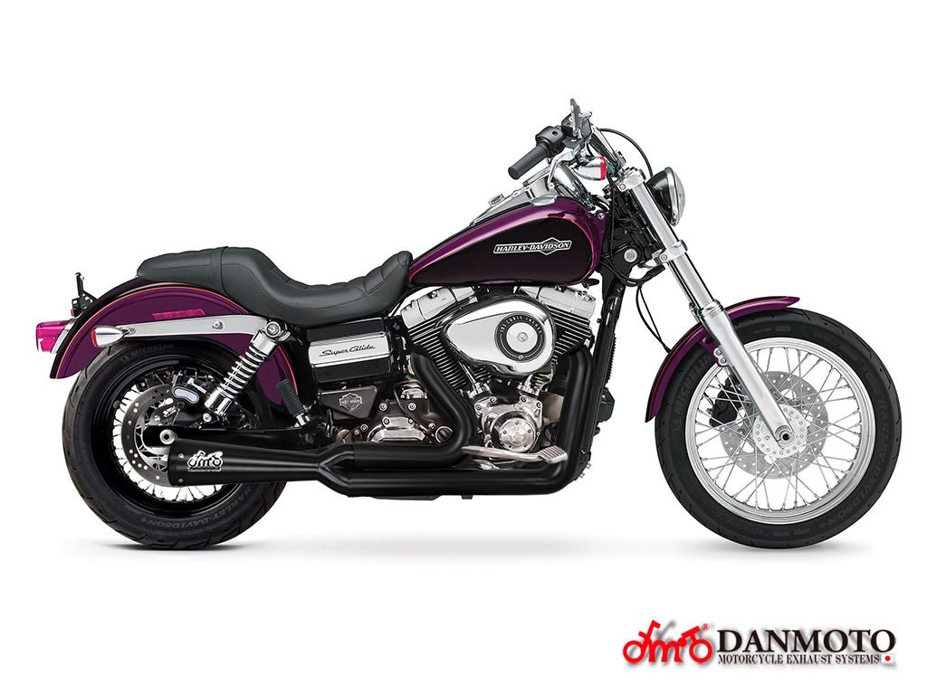 DANMOTO Highwayman 2-1 Full systems Harley-Davidson DYNA 2006-2017 - DANMOTO EXHAUSTS