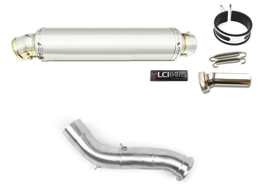 KTM DUKE 890 2020-2023 LCIPARTS LCI ラウンドステンレス スリップオン マフラー