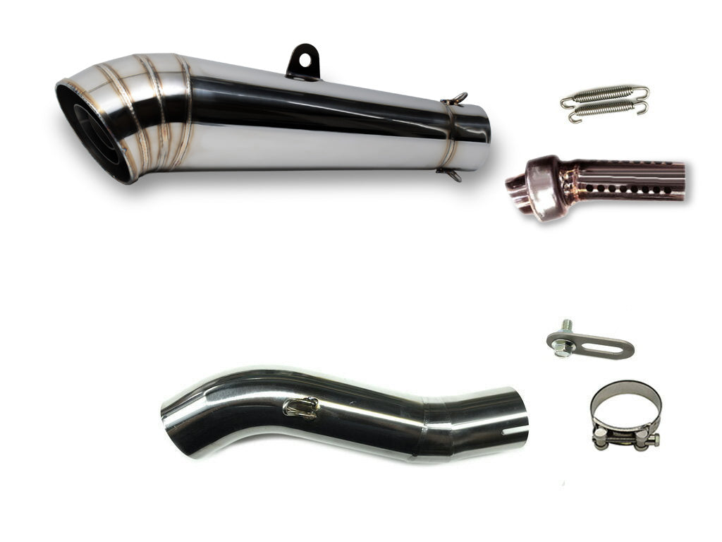 ホンダ CB400F 400X 2013-2015【NC47前期】 LCIPARTS GPステンレススリップオンマフラー