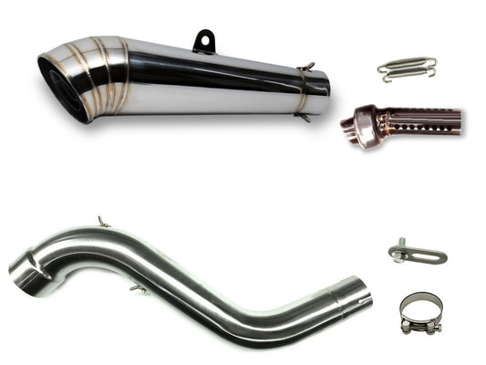 ホンダ VFR1200F VFR1200X 2010-2016  LCIPARTS GPステンレススリップオンマフラー