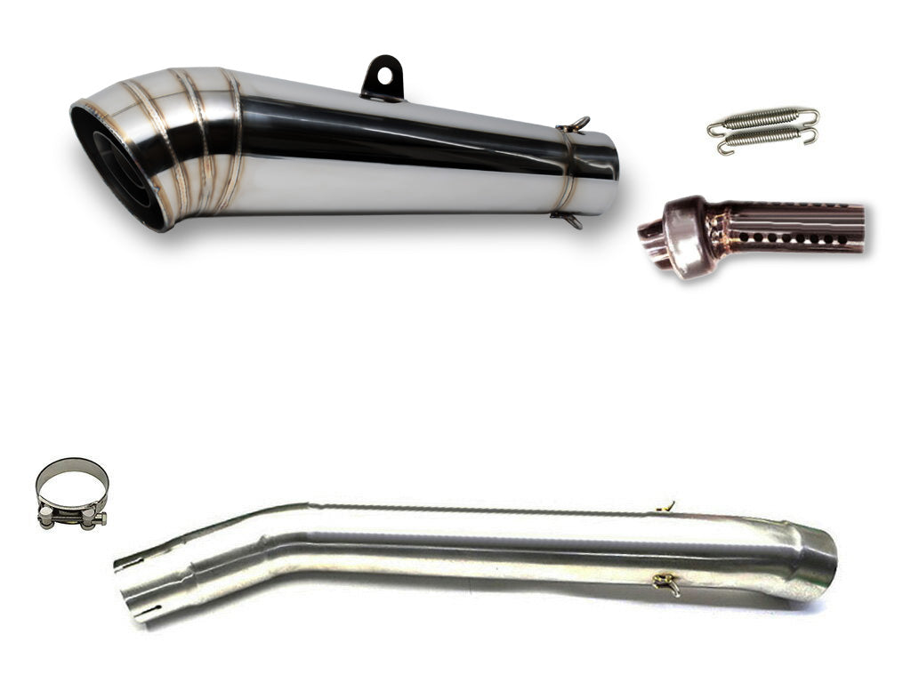 カワサキ ZX6R ZX-6R 2003-2004 LCIPARTS GPステンレススリップオンマフラー