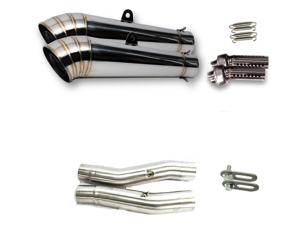 カワサキ ZZR400 ZZR600 1990-2008 LCIPARTS GPステンレススリップオンマフラー
