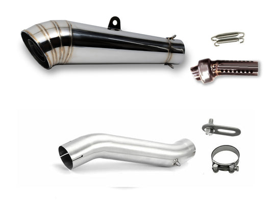 スズキ Vストローム250 V-STROM250 2017-2024 LCIPARTS GPステンレススリップオンマフラー