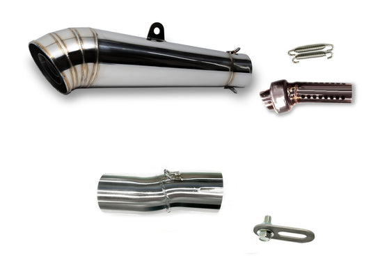 スズキ Vストローム800DE V-STROM800DE 2023-2025 LCIPARTS GPステンレススリップオンマフラー