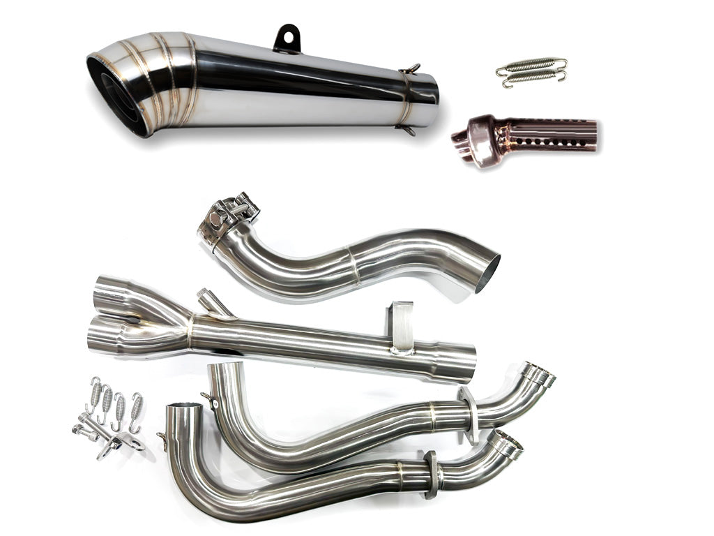 スズキ GSX-8S 2023-2025 GSX-8R 2024-2025 LCIPARTS GP ステンレスフルエキゾーストマフラー