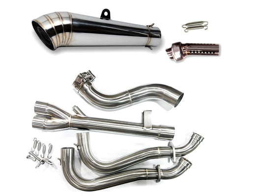 スズキ GSX-8S 2023-2025 GSX-8R 2024-2025 LCIPARTS GP ステンレスフルエキゾーストマフラー