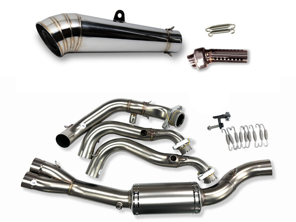 トライアンフ Daytona660 デイトナ660 2024-2025 LCIPARTS GPステンレスフルエキゾーストマフラー