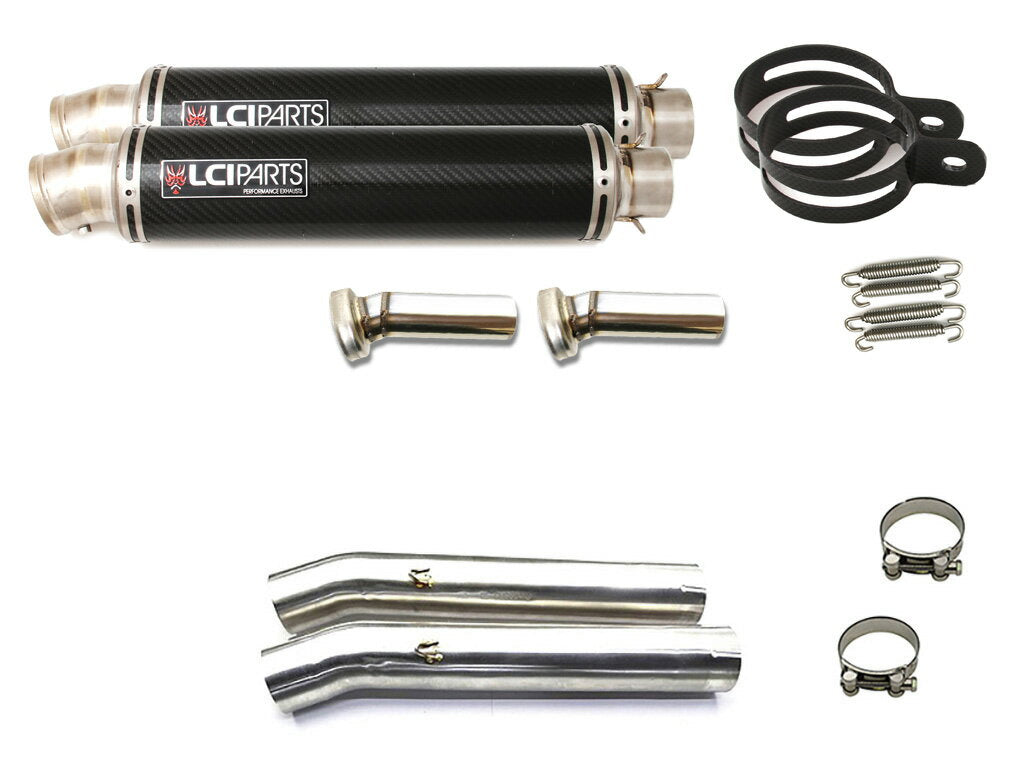 ホンダ CB1100RS 2017-2021 LCIPARTS ラウンドチタンカーボンスリップオンマフラー