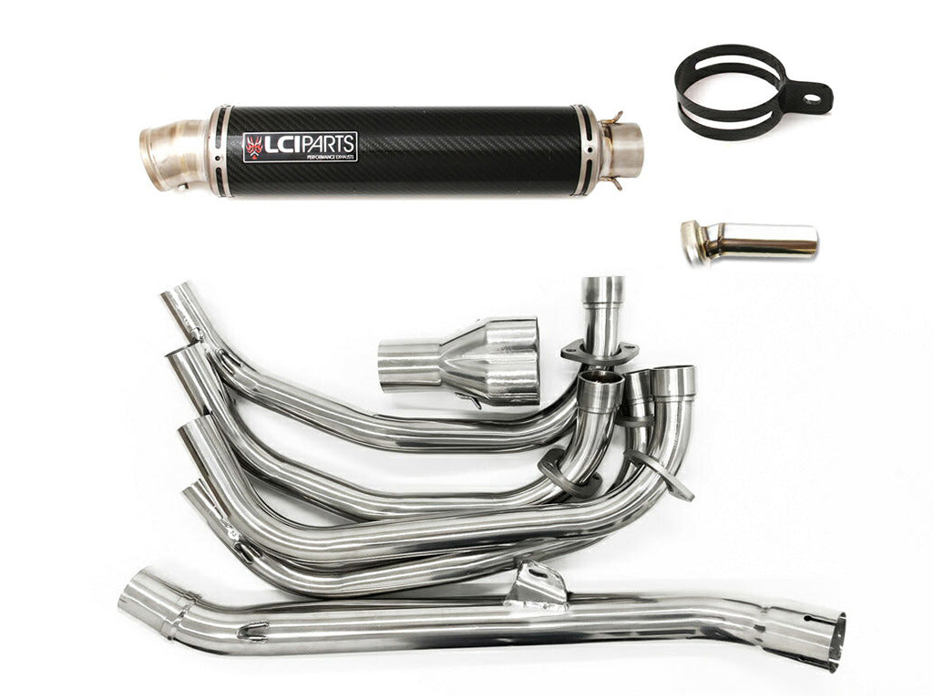 ホンダ CB400SF CB400SB NC42 2008-2017 LCIPARTS ラウンドチタンカーボンフルエキゾーストマフラー