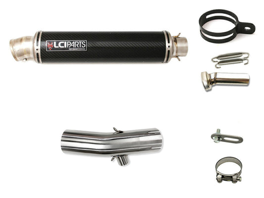 ホンダ NT1100 2022-2025 (8BL-SC84) LCIPARTS ラウンドチタンカーボン スリップオン マフラー