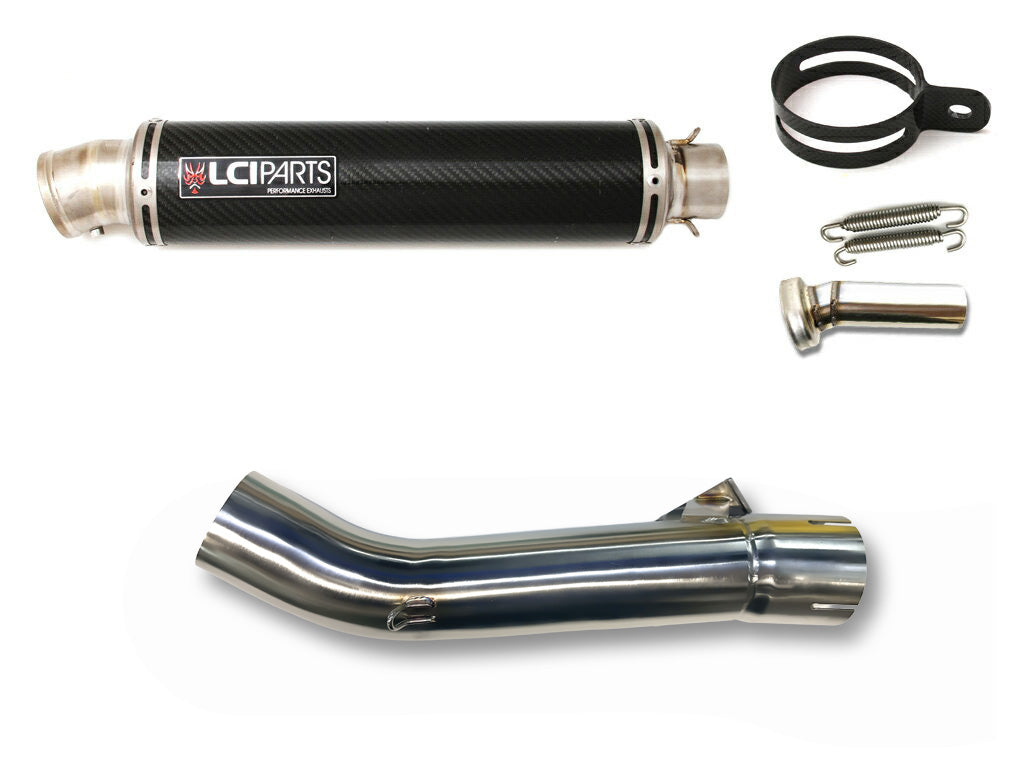 ホンダ CB1000F / CB1000F SE 2025-2026 LCIPARTS ラウンドチタンカーボンスリップオンマフラー