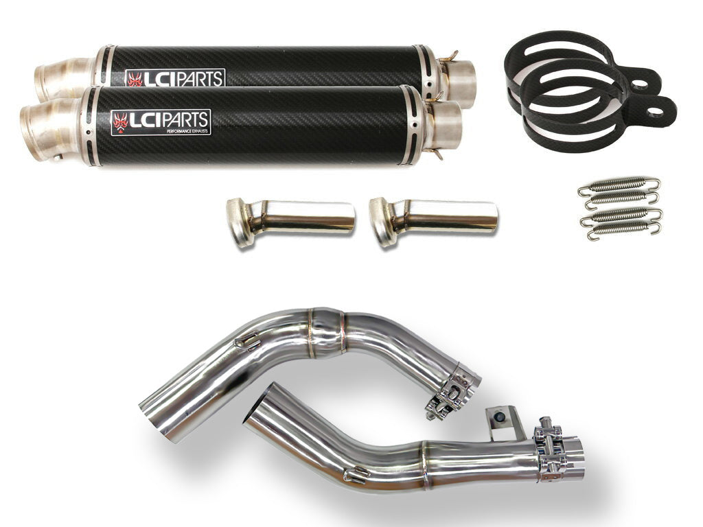 ホンダ CBF1000 2006-2010 LCIPARTS ラウンドチタンカーボンスリップオンマフラー