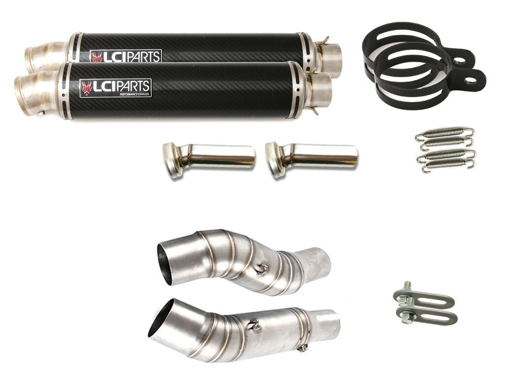 カワサキ Z1000 2010-2019 LCIPARTS ラウンドチタンカーボンスリップオンマフラー