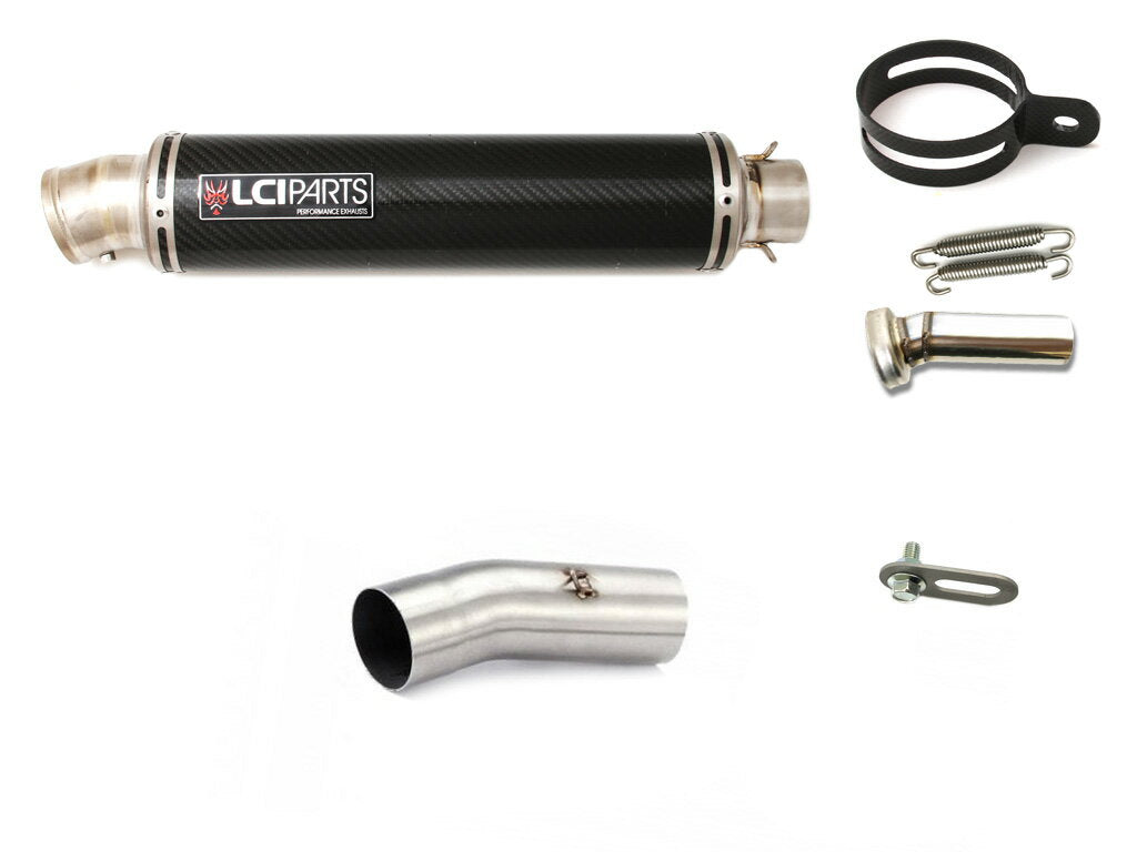 カワサキ ZX10R ZX-10R 2008-2010 LCIPARTS ラウンドチタンカーボンスリップオンマフラー