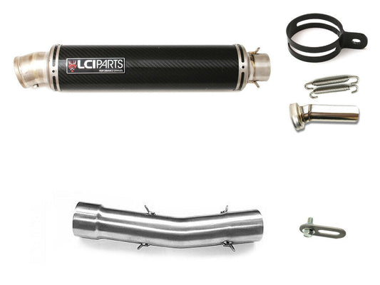 トライアンフ ストリートトリプル675 ストリートトリプル85 ストリートトリプルR 2013-2018 LCIPARTS ラウンドチタンカーボンスリップオンマフラー