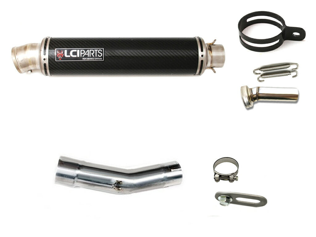 トライアンフ デイトナ675 DAYTONA675 2013-2017 LCIPARTS ラウンドチタンカーボンスリップオンマフラー