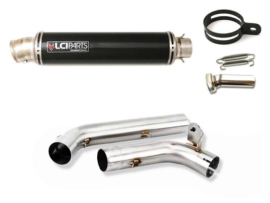 トライアンフ Tiger1050 | Tiger Sport | 2013-2020 LCIPARTS ラウンドチタンカーボンスリップオンマフラー