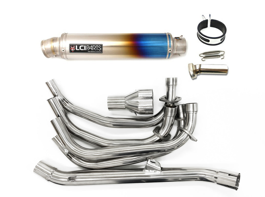 ホンダ CB400SF CB400SB NC39 1999-2007 LCIPARTS ラウンドチタンフルエキゾーストマフラー