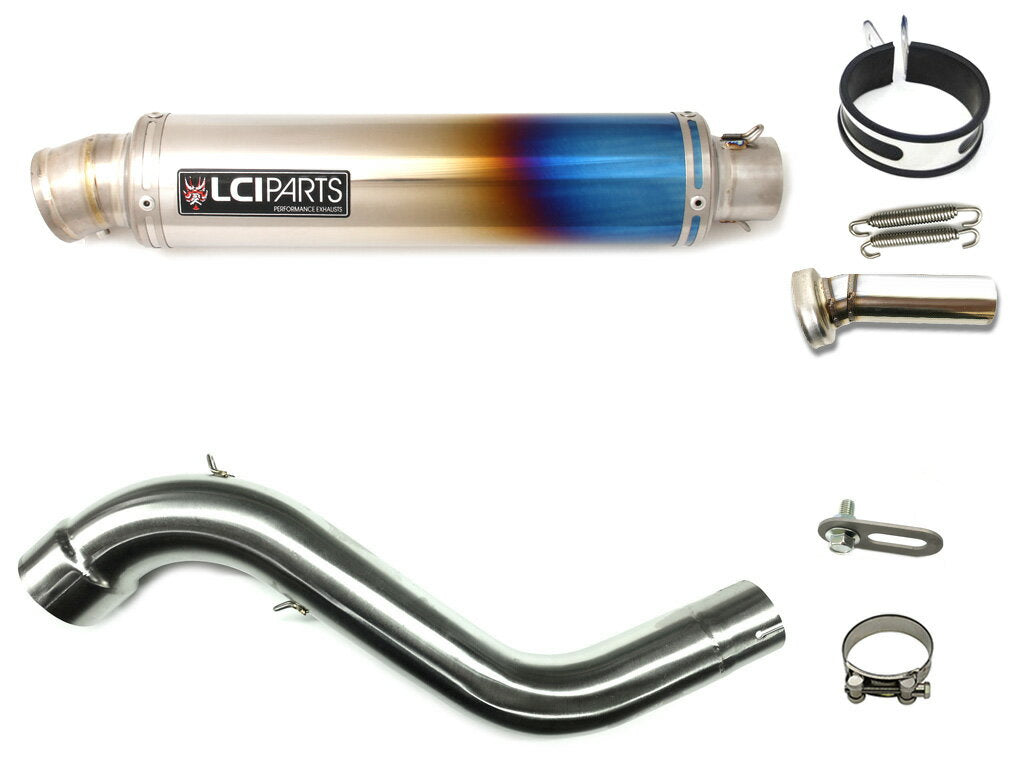 ホンダ VFR1200F VFR1200X 2010-2016 LCIPARTS ラウンドフルチタンスリップオンマフラー