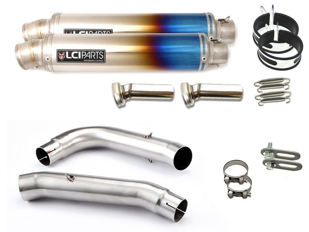 ホンダ VTR1000SP2 RVT1000R RC51 SP2 LCIPARTS ラウンドフルチタンスリップオンマフラー