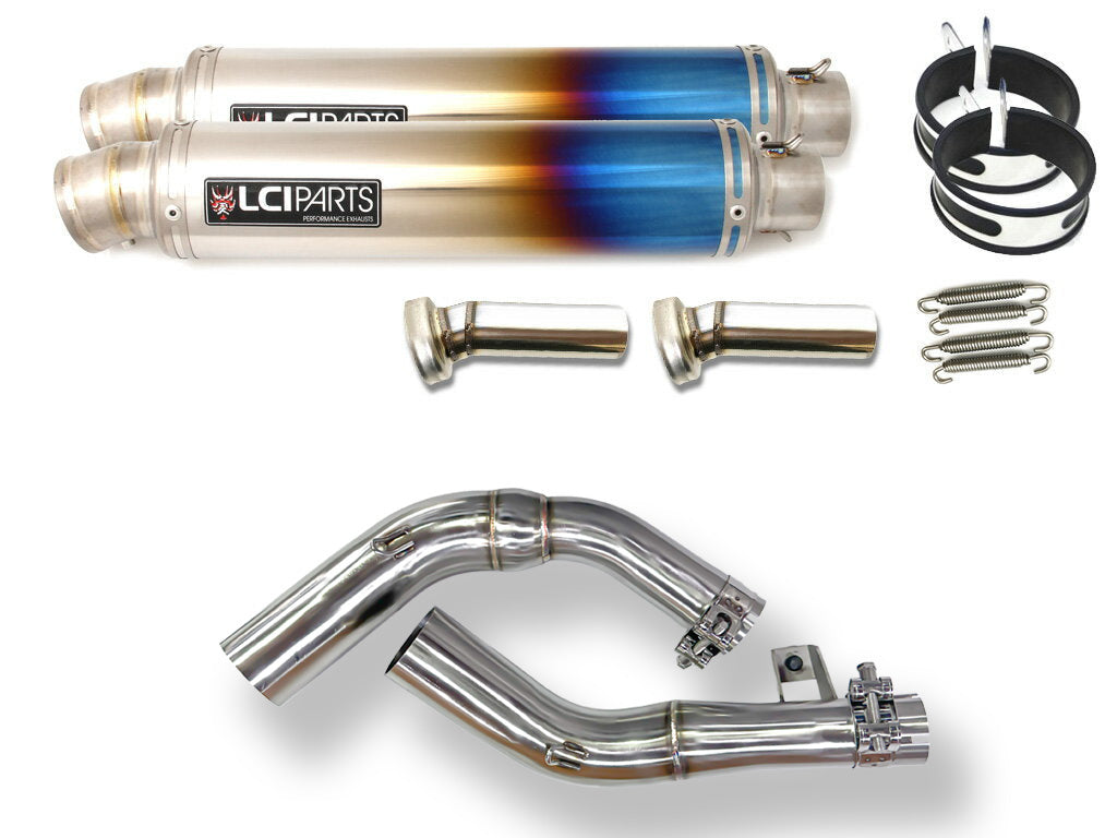 ホンダ CBF1000 2006-2010 LCIPARTS ラウンドフルチタンスリップオンマフラー