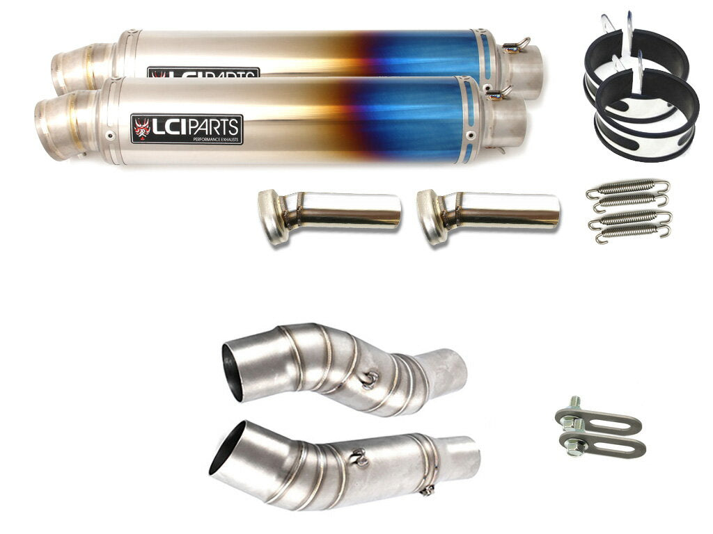 カワサキ Z1000 2010-2019 LCIPARTS ラウンドフルチタンスリップオンマフラー