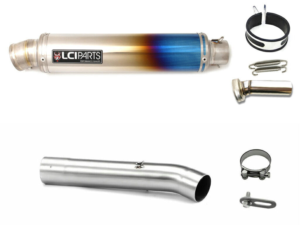 カワサキ ヴェルシス1000 Versys1000 2012-2018 LCIPARTS ラウンドフルチタンスリップオンマフラー