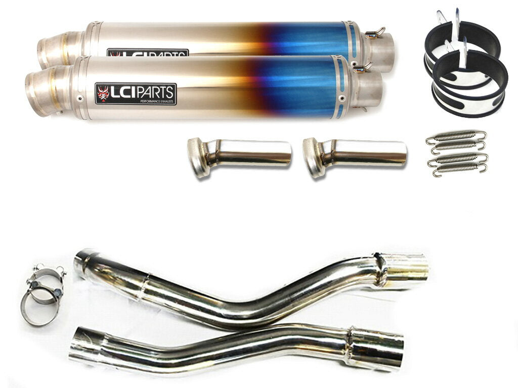 スズキ GSR250 /S/F 2012-2017 LCIPARTS ラウンドフルチタンスリップオンマフラー