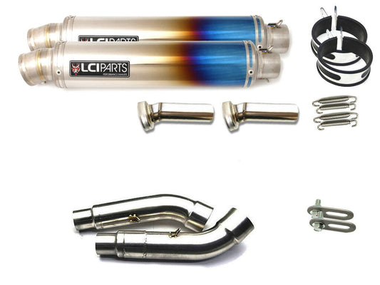 トライアンフ ストリートトリプル 2007-2012 LCIPARTS ラウンドフルチタンスリップオンマフラー