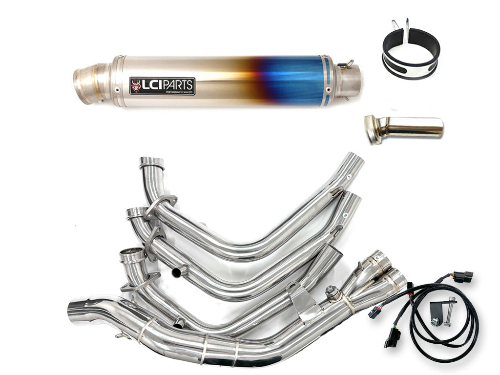 ヤマハ MT-09 2024-2025 LCIPARTS ラウンドチタンフルエキゾーストマフラー