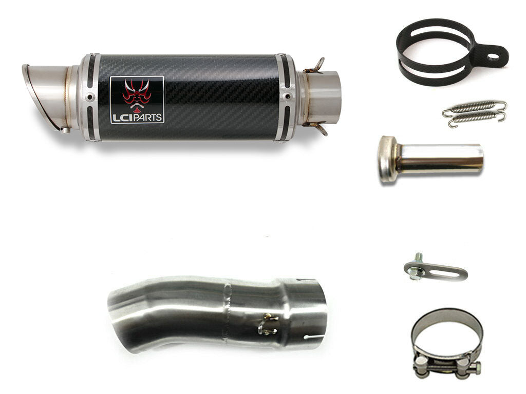 BMW R1200GS 2013-2019 LCIPARTS ショートカーボンスリップオンマフラー