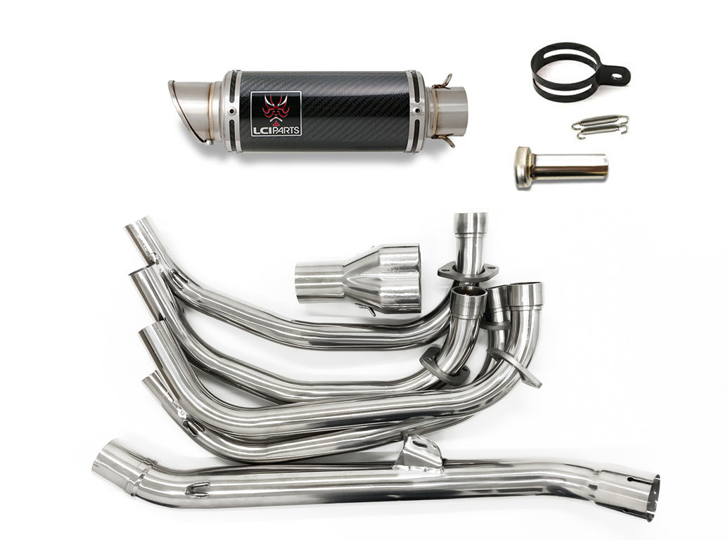 ホンダ CB400SF CB400SB NC42 2008-2017 LCIPARTS ショートカーボンフルエキゾーストマフラー