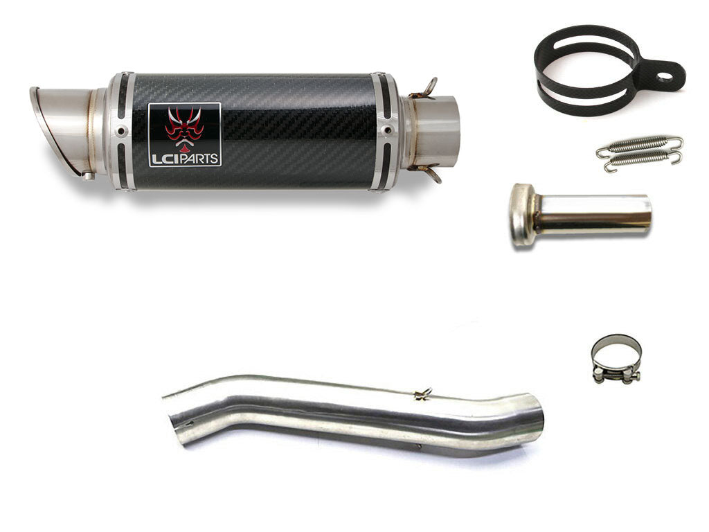 ホンダ CBR600F4i 2001-2006 PC35 LCIPARTS ショートカーボンスリップオンマフラー