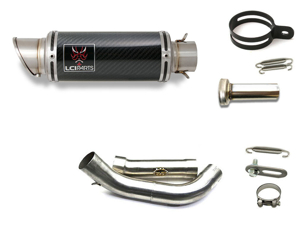 HONDA ホーネット250 LCI ショートカーボン スリップオンマフラー ホンダ HORNET250 ホーネット250 LCIPARTS ショートカーボン