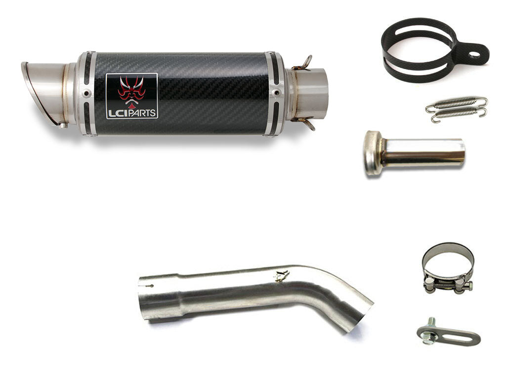 ホンダ VFR800 1998-2001 LCIPARTS ショートカーボンスリップオンマフラー