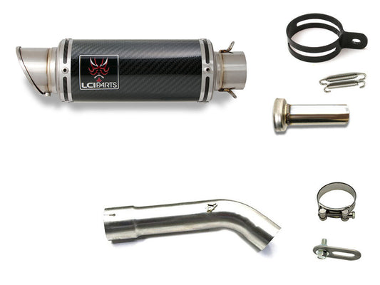 ホンダ VFR800 1998-2001 LCIPARTS ショートカーボンスリップオンマフラー