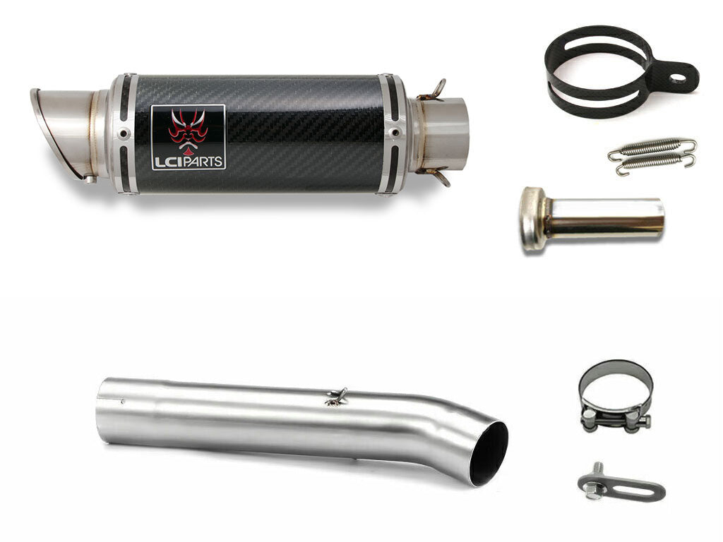 カワサキ ヴェルシス1000 Versys1000 2012-2018 LCIPARTS ショートカーボン スリップオン マフラー