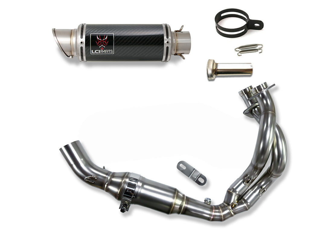 カワサキ Z650RS 2023-2025 LCIPARTS ショートカーボンフルエキゾーストマフラー