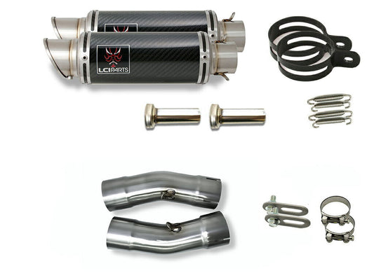 スズキ ハヤブサ Hayabusa 2021-2025 (8BL-EJ11A) LCIPARTS ショートカーボン スリップオン マフラー