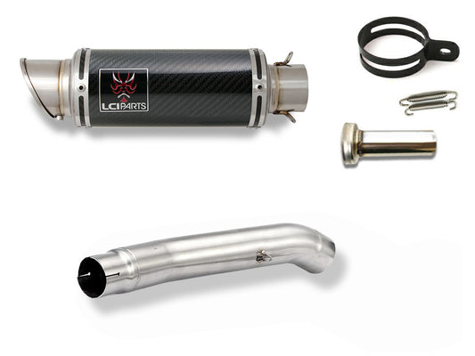 スズキ GSX1400 2005-2010 LCIPARTS ショートカーボンスリップオンマフラー