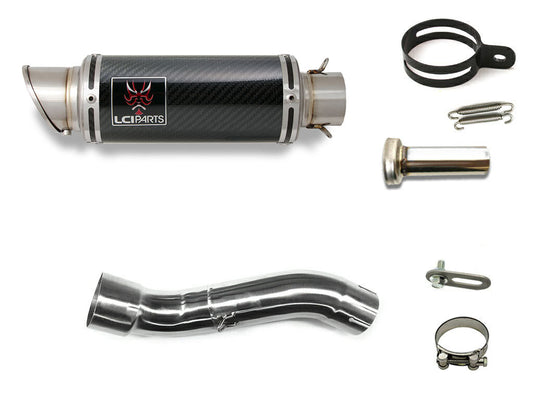 スズキ GSX250R 2017-2024 LCIPARTS ショートカーボン スリップオン マフラー