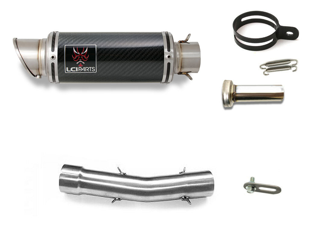 トライアンフ ストリートトリプル675 ストリートトリプル85 ストリートトリプルR 2013-2018 LCIPARTS ショートカーボンスリップオンマフラー