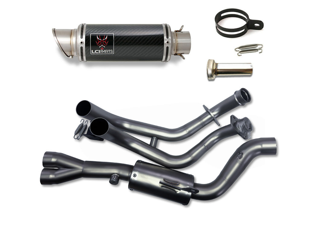 ヤマハ YZF-R7 2021-2025 LCIPARTS ショートカーボンフルエキゾーストマフラー