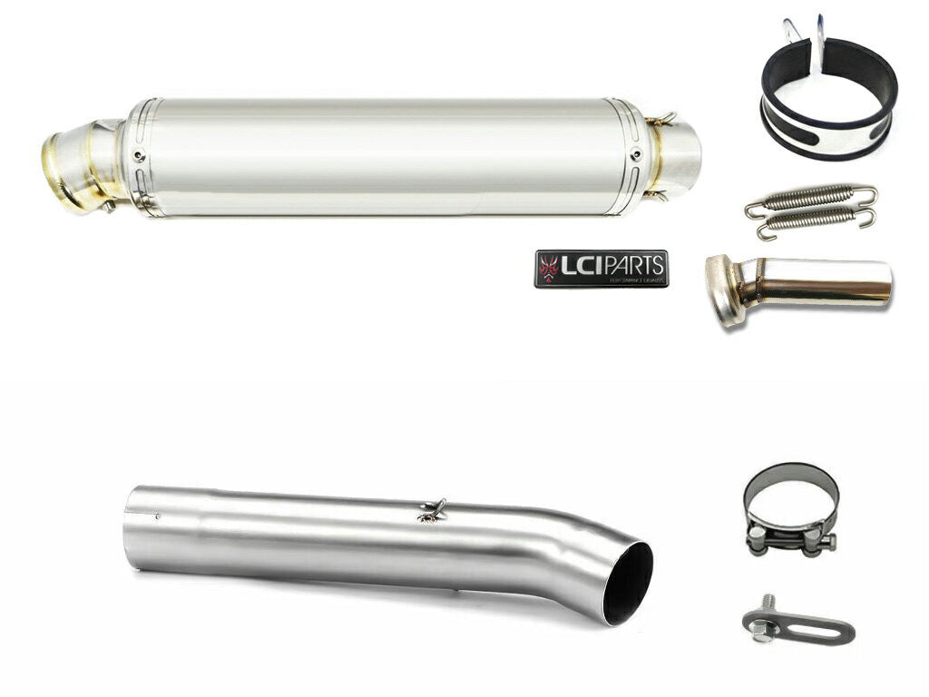 カワサキ ヴェルシス1000 Versys1000 2012-2018 LCIPARTS ラウンドステンレススリップオンマフラー