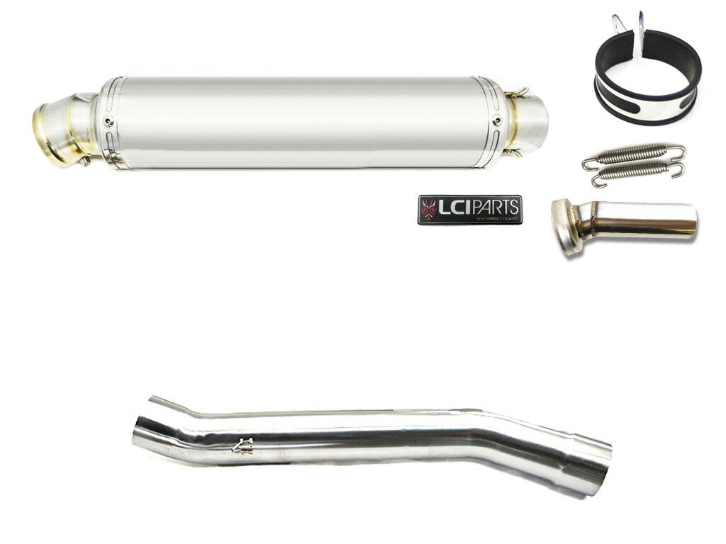 スズキ GSF1200 GSF600 LCIPARTS ラウンドステンレススリップオンマフラー