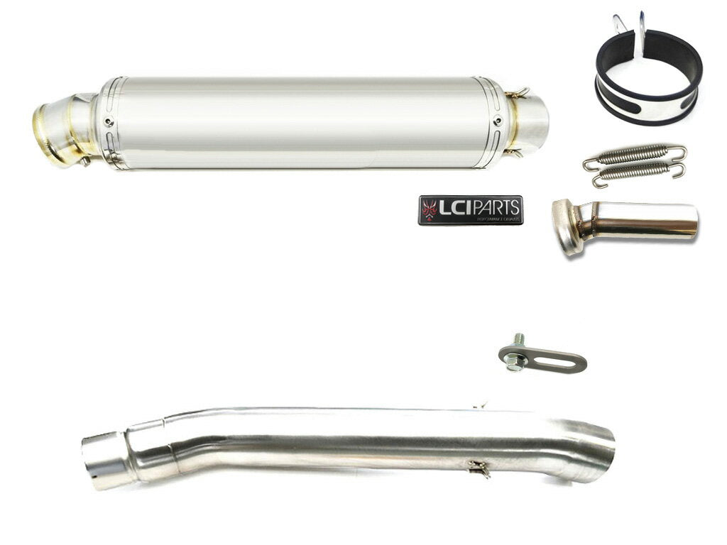 スズキ RF400R/RV 1993-2000  LCIPARTS ラウンドステンレススリップオンマフラー