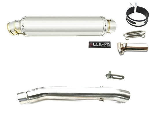 スズキ RF400R/RV 1993-2000  LCIPARTS ラウンドステンレススリップオンマフラー