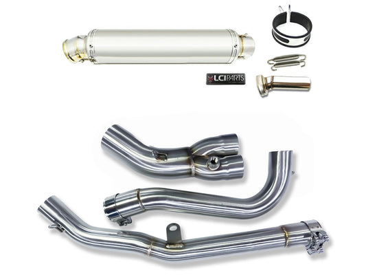 スズキ Vストローム650 | V-Strom 650 2017-2015 LCIPARTS ラウンドステンレスフルエキゾーストマフラー