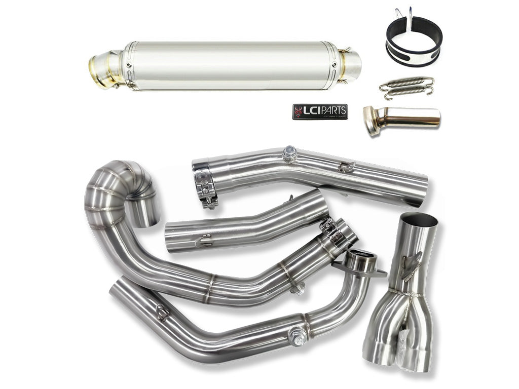 スズキ SV650 2003-2015 LCIPARTS ラウンドステンレスフルエキゾーストマフラー